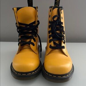 Doc Martens Bright Yellow Boots